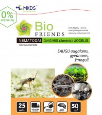 Nematodai DAIGINIŲ UODELIŲ lervoms (S. feltia) 25mln./50 m²